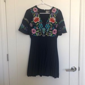 ASOS Navy Floral Dress Size 6